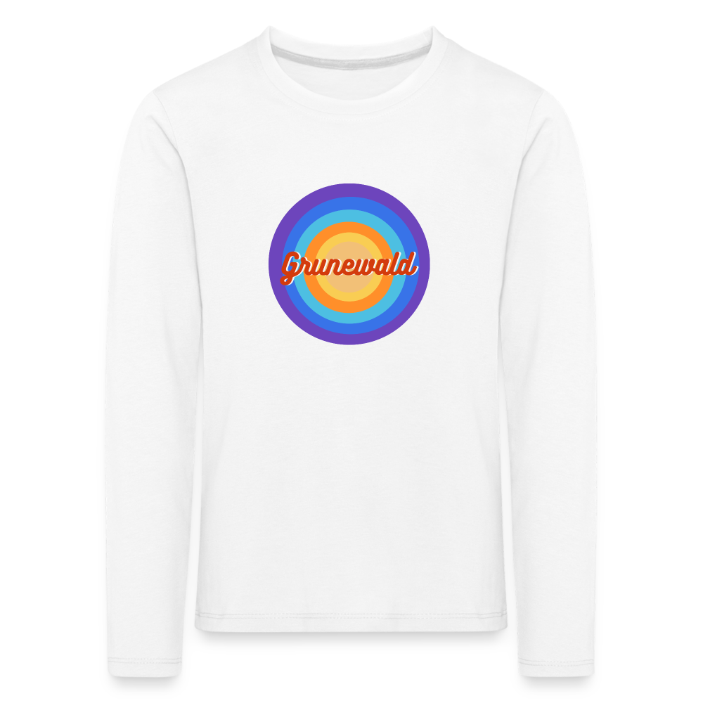 Grunewald Retro - Kinder Langarmshirt - Weiß