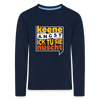 Keene Angst Ick Tu Sie Nüscht - Kinder Langarmshirt - Navy