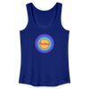 Pankow Retro - Frauen Bio Tank Top - Königsblau