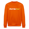 Alter! Wie Käse! - Unisex Bio Sweatshirt - Tieforange