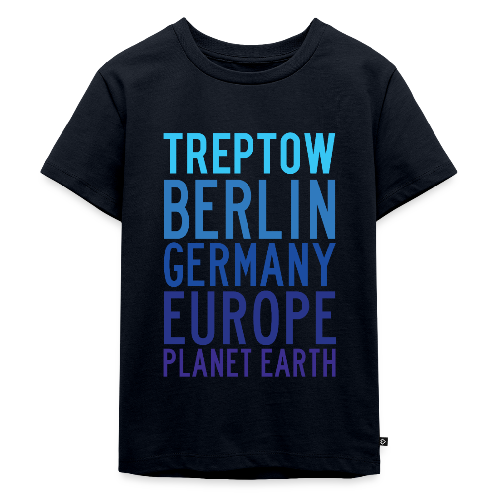 Treptow Planet Earth - Kinder Premium T-Shirt - Navy