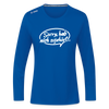 sorry, hab nich zujehört... - Frauen Sport Langarmshirt - Royalblau