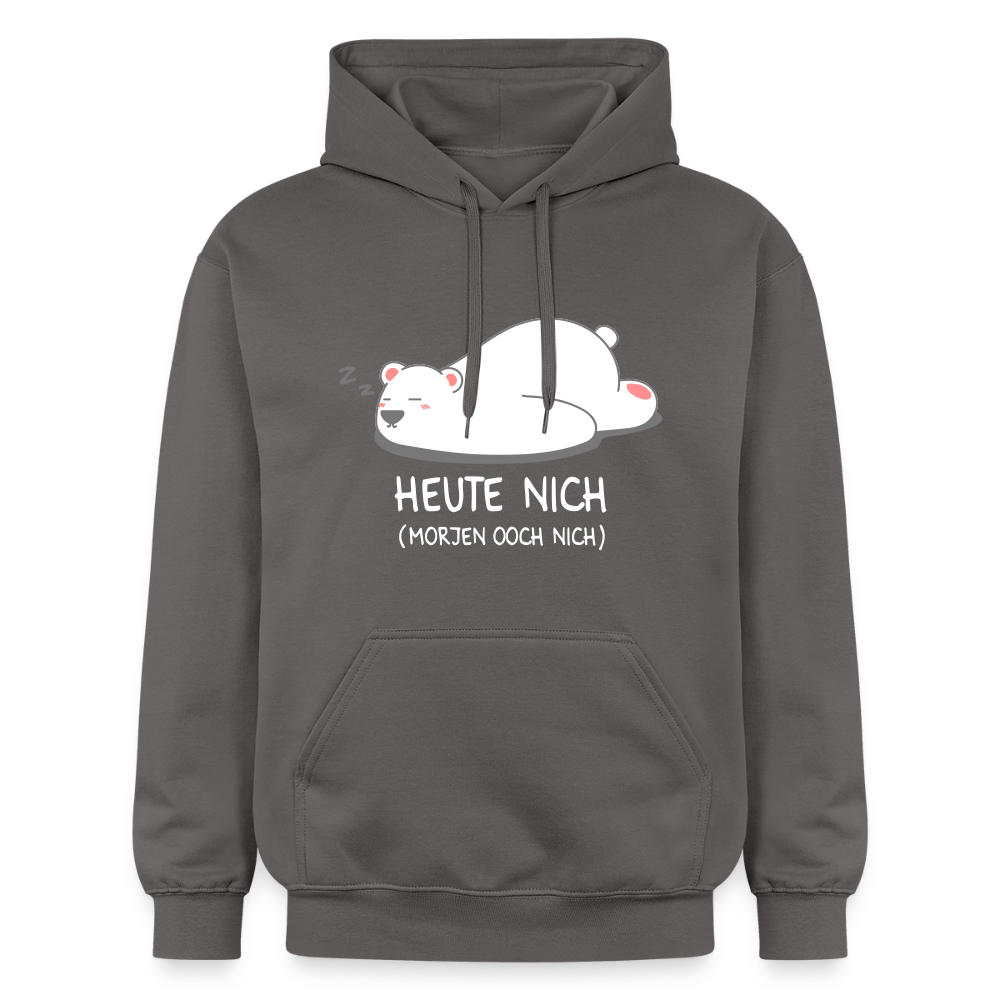 Heute nich! - Hoodie - Dunkelgrau