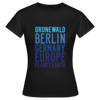 Grunewald Planet Earth - Frauen Premium T-Shirt - Schwarz