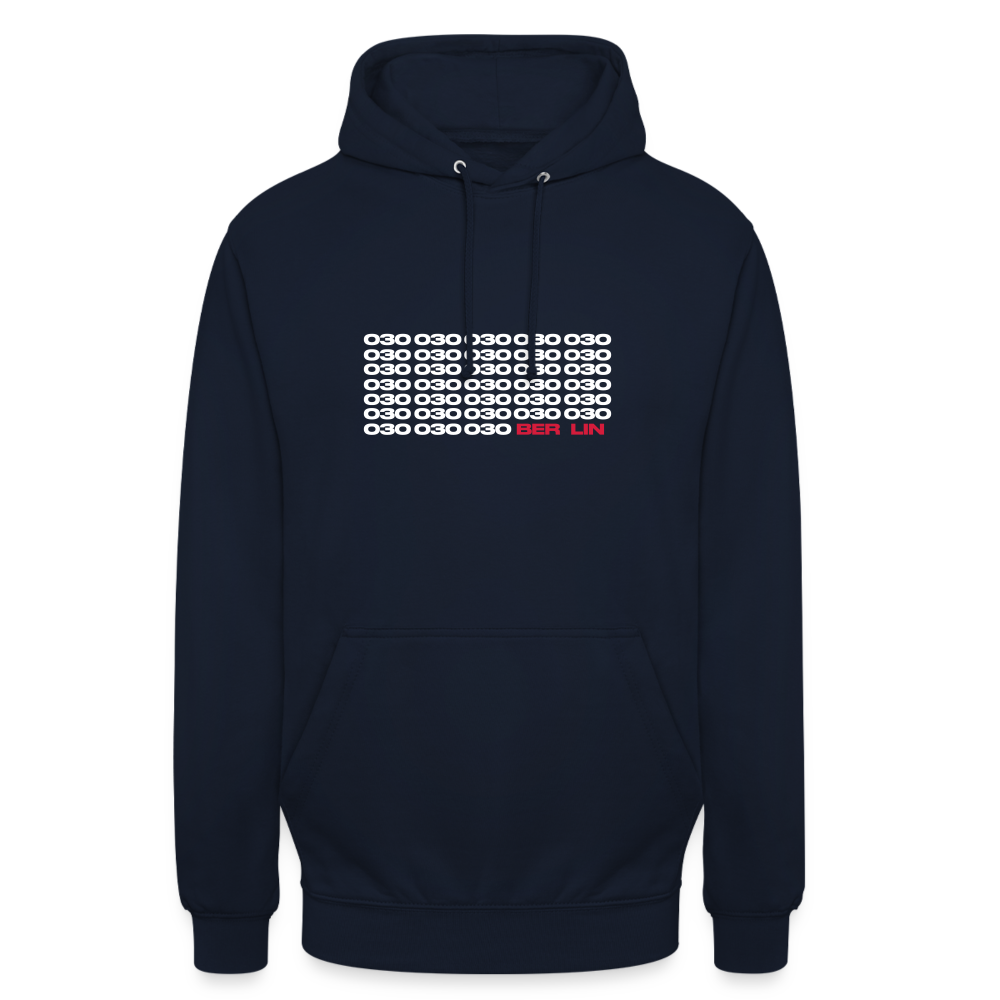 030 Berlin - Unisex Hoodie - Navy