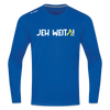 Jeh Weita! - Männer Sport Langamshirt - Royalblau