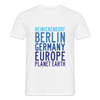 Reinickendorf Planet Earth - Männer Premium T-Shirt - Weiß