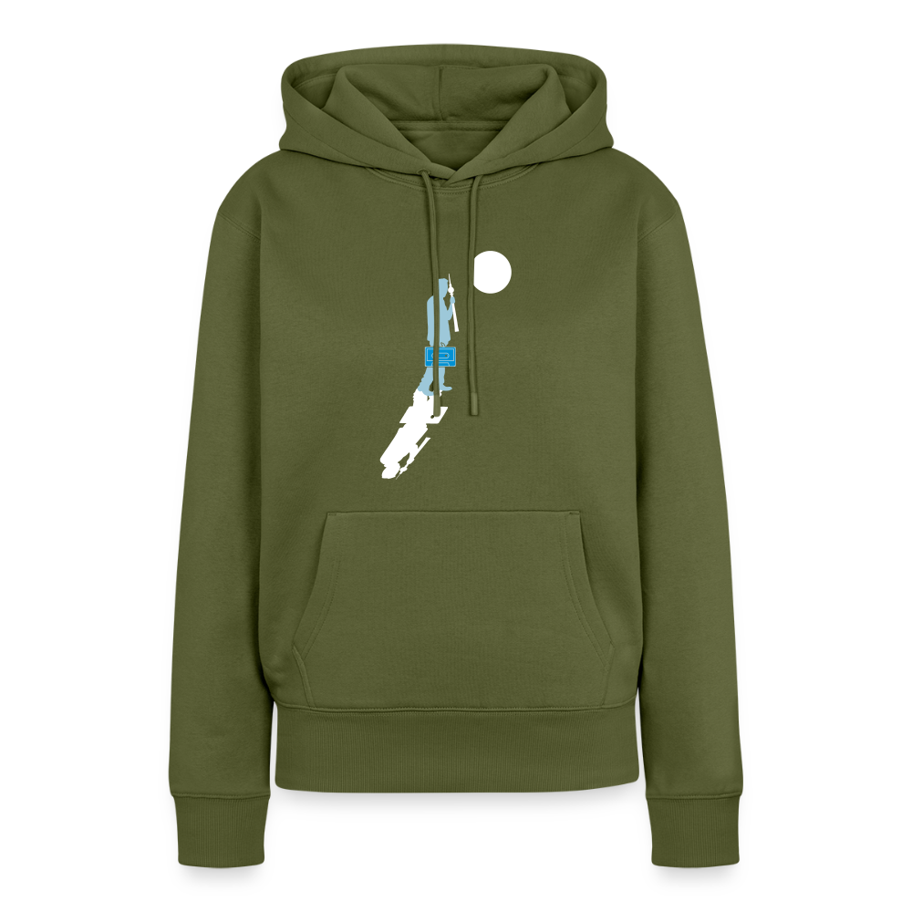 Unterwegs in Berlin - Frauen Premium Hoodie - Khaki