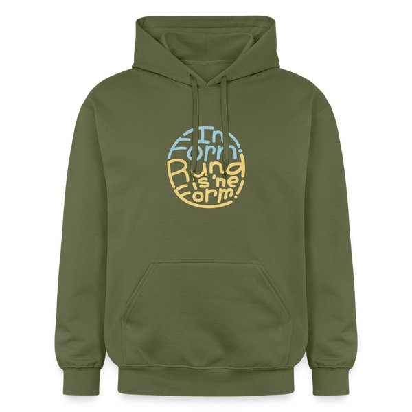 In Form! Rund is 'ne Form! - Hoodie - Militärgrün