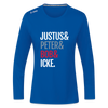 Justus & Peter & Bob & Icke - Frauen Sport Langarmshirt - Royalblau