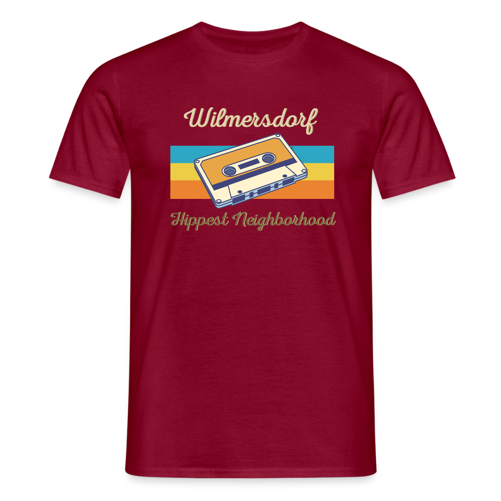 Wilmersdorf Hippest Neighborhood - Männer Premium T-Shirt - Ziegelrot