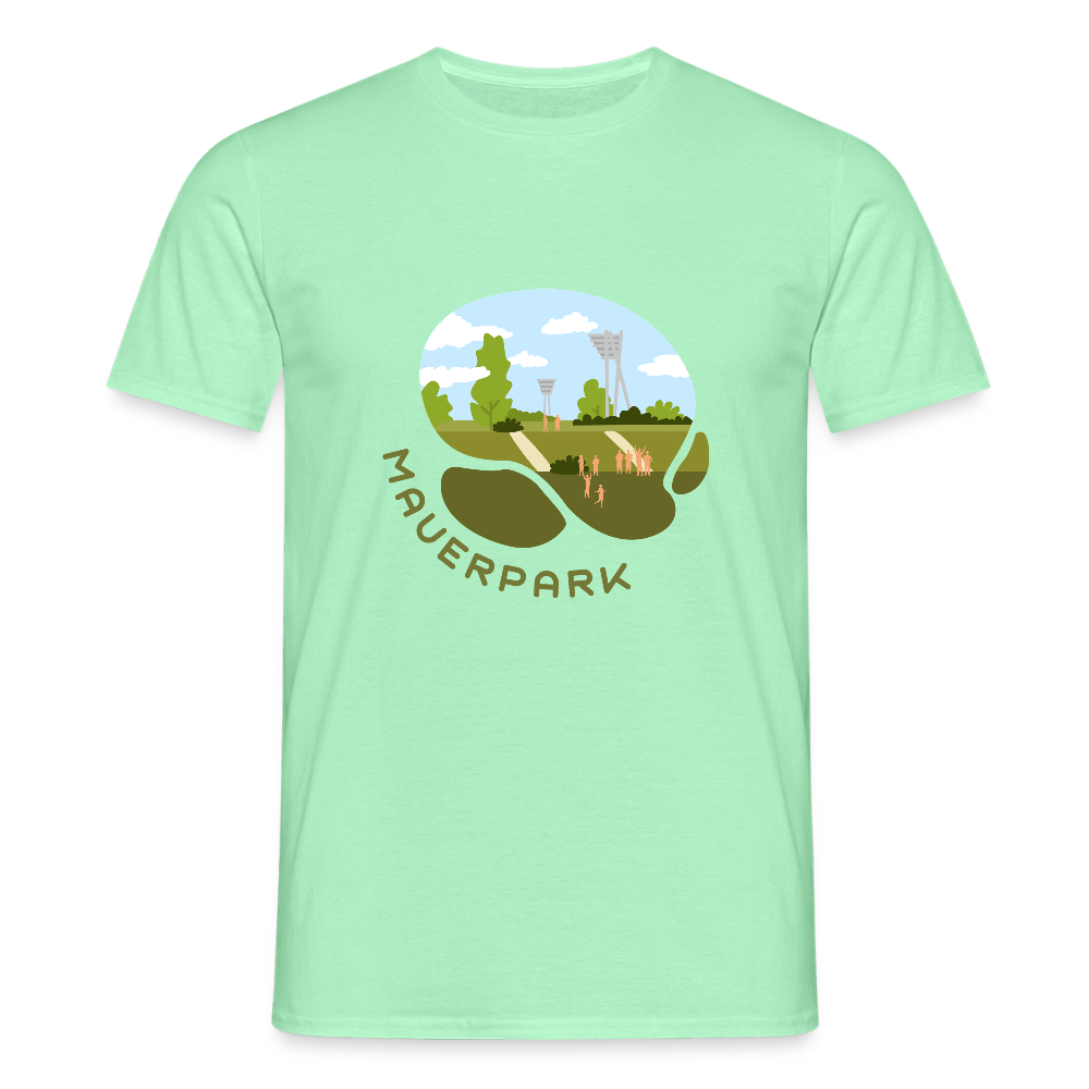Mauerpark - Männer Premium T-Shirt - Mintgrün