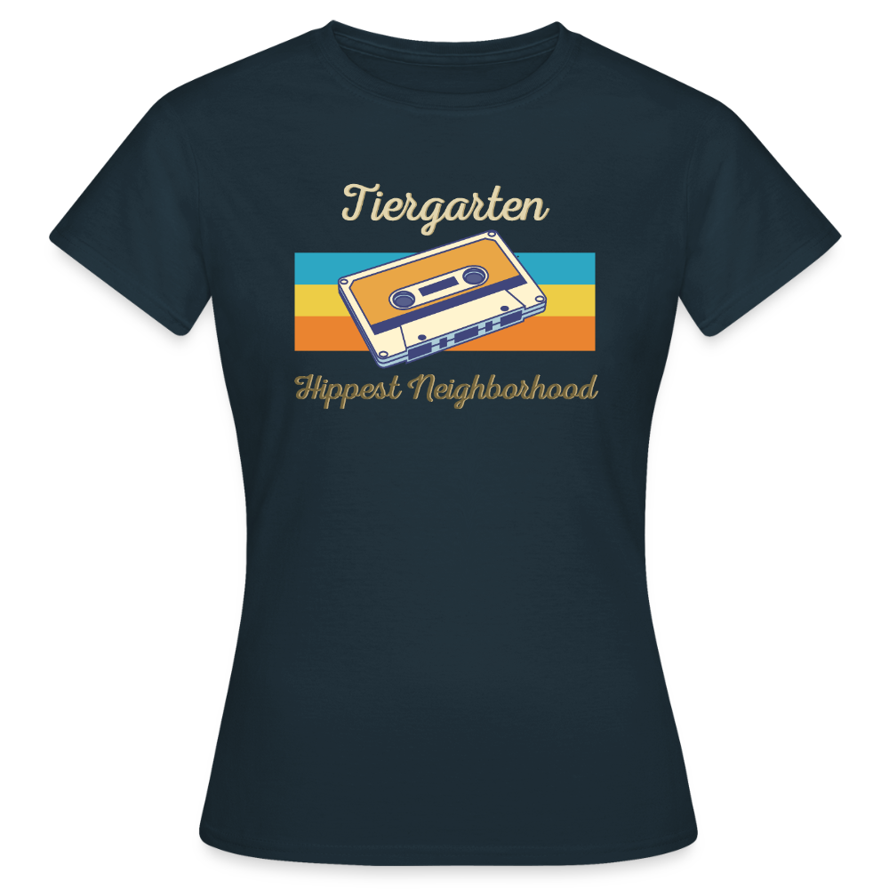 Tiergarten Hippest Neighborhood - Frauen Premium T-Shirt - Navy