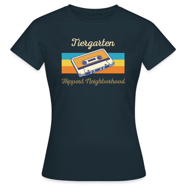 Tiergarten Hippest Neighborhood - Frauen Premium T-Shirt - Navy