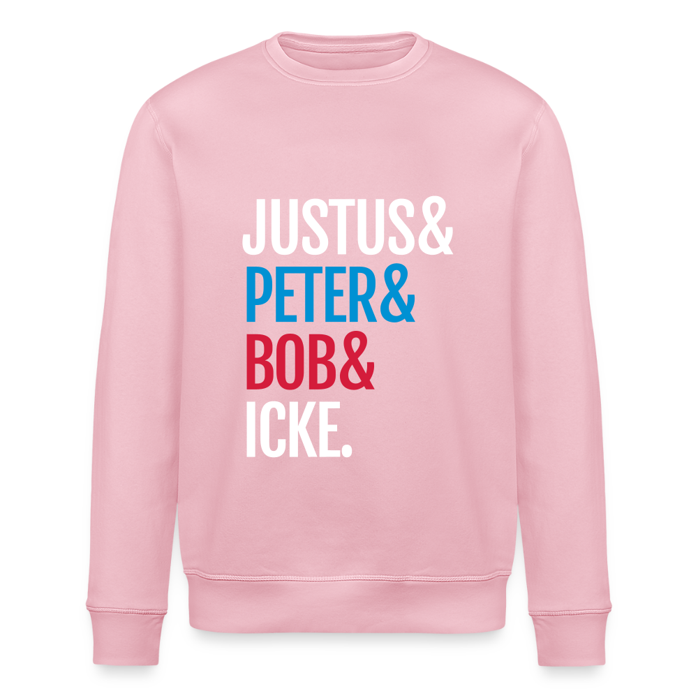 Justus & Peter & Bob & Icke - Unisex Bio Sweatshirt - Hellrosa