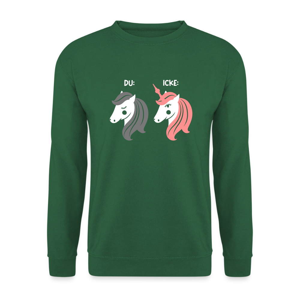 Berliner Einhorn - Unisex Pullover - Grün