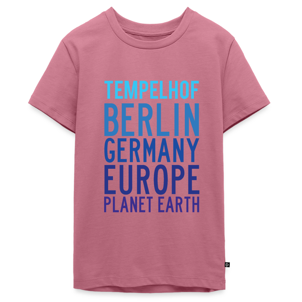 Tempelhof Planet Earth - Teenager Premium T-Shirt - Mauve
