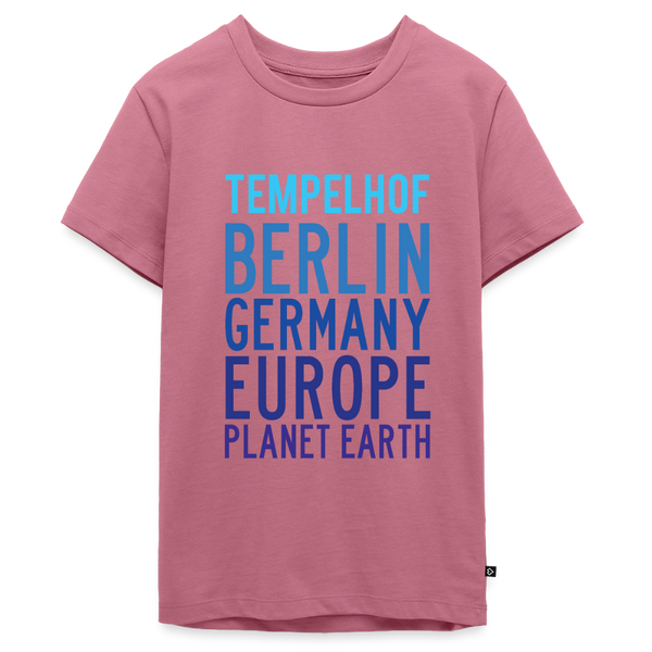 Tempelhof Planet Earth - Teenager Premium T-Shirt - Mauve