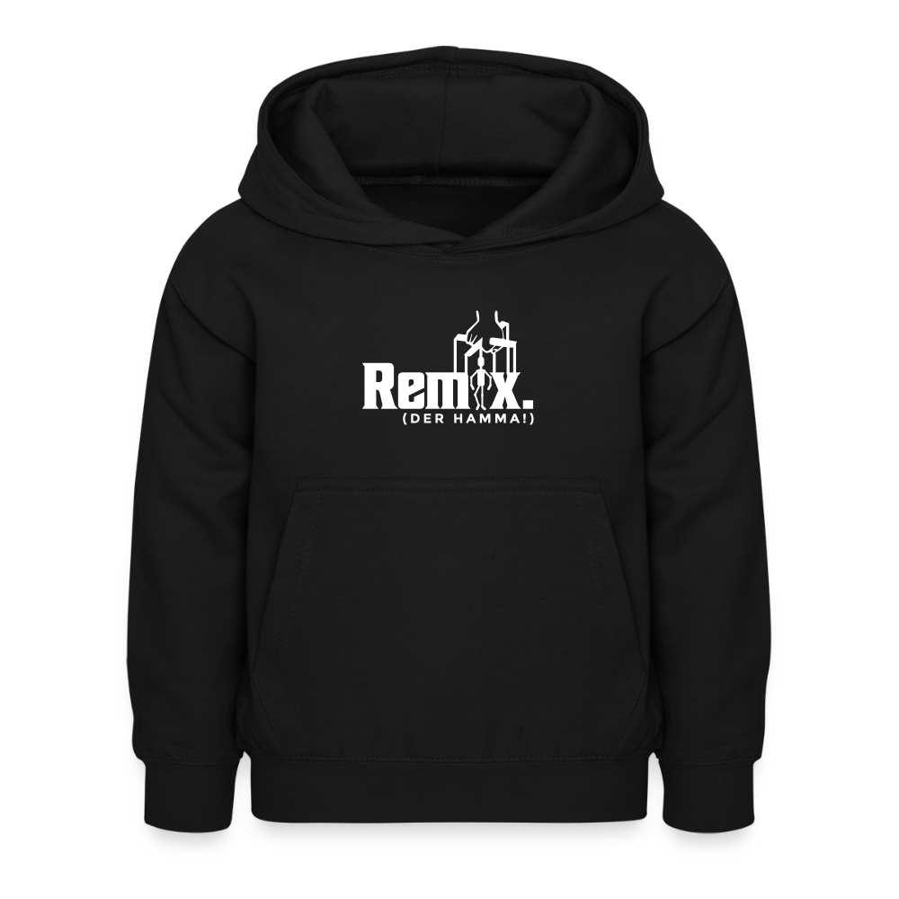 Remix. - Kinder Hoodie - Schwarz