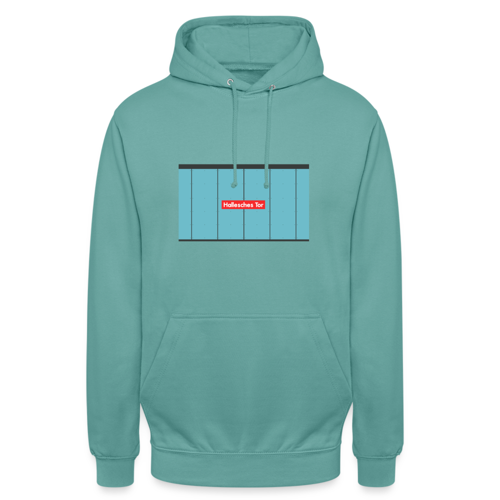 Hallesches Tor - Unisex Hoodie - Pastelltürkis