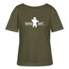 Mama Bär  - Relaxed Rundhals Frauen Bio-T-Shirt - Khaki