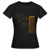 Carillon mit Wolken - Frauen Premium T-Shirt - Schwarz