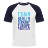 F'hain - Planet Earth - Männer Baseball T-Shirt - Weiß/Navy