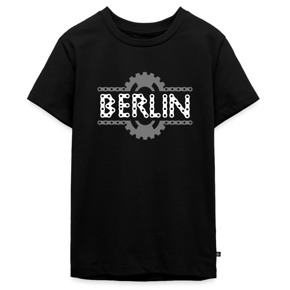 Berliner Fahrradkette - Teenager Premium T-Shirt - Schwarz