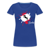 Berlin Klecks Hund - Frauen Premium T-Shirt - Königsblau