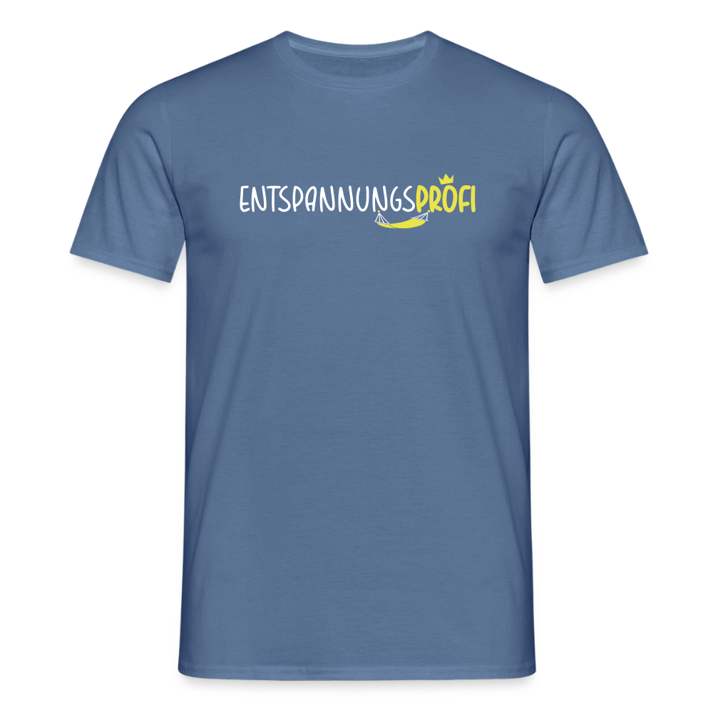 Entspannungsprofi - Männer Premium T-Shirt - Taubenblau