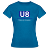 U8 - Frauen Premium T-Shirt - Antikblaues Saphir meliert