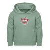 Liebe in der Luft! Berliner Luft! - Kinder Hoodie - Graugrün