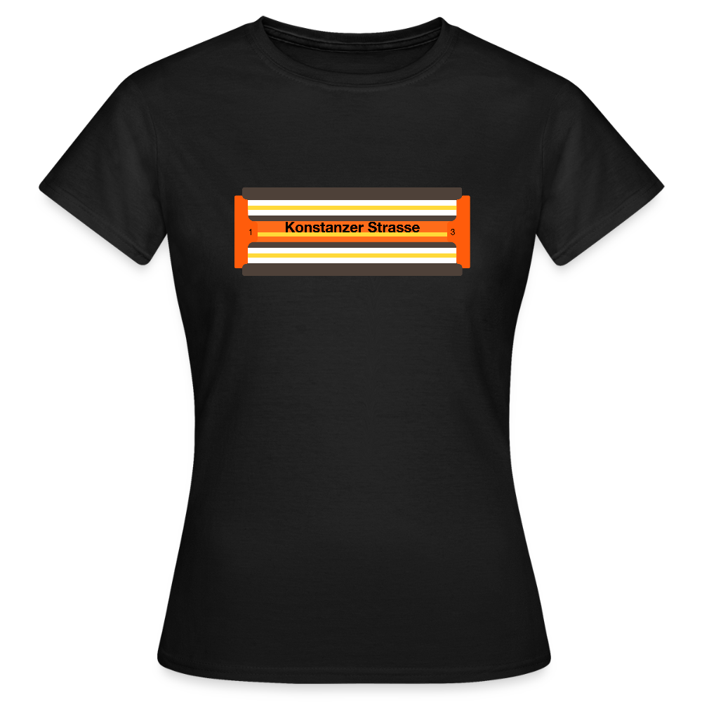 Konstanzer Strasse - Frauen Premium T-Shirt - Schwarz