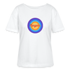 Marzahn Retro - Relaxed Rundhals Frauen Bio-T-Shirt - Weiß