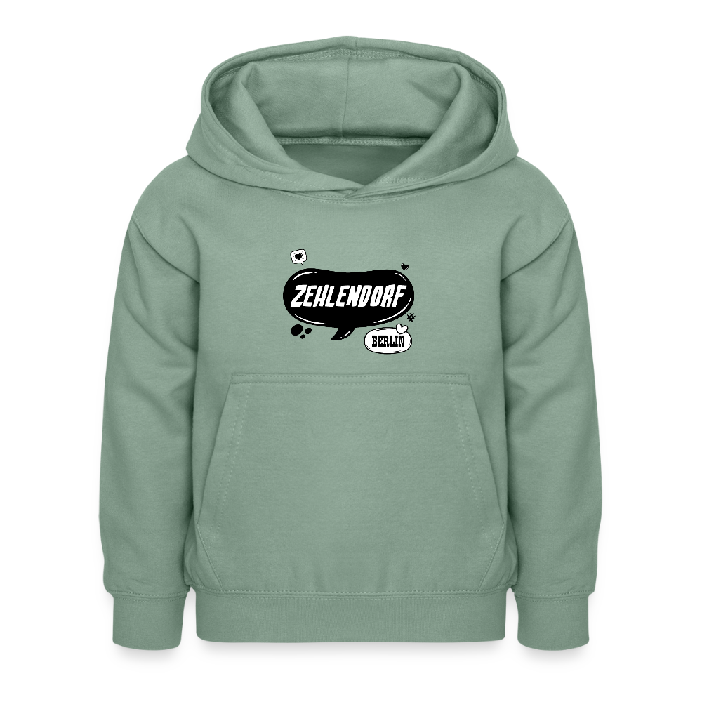 Zehlendorf Berlin - Kinder Hoodie - Graugrün