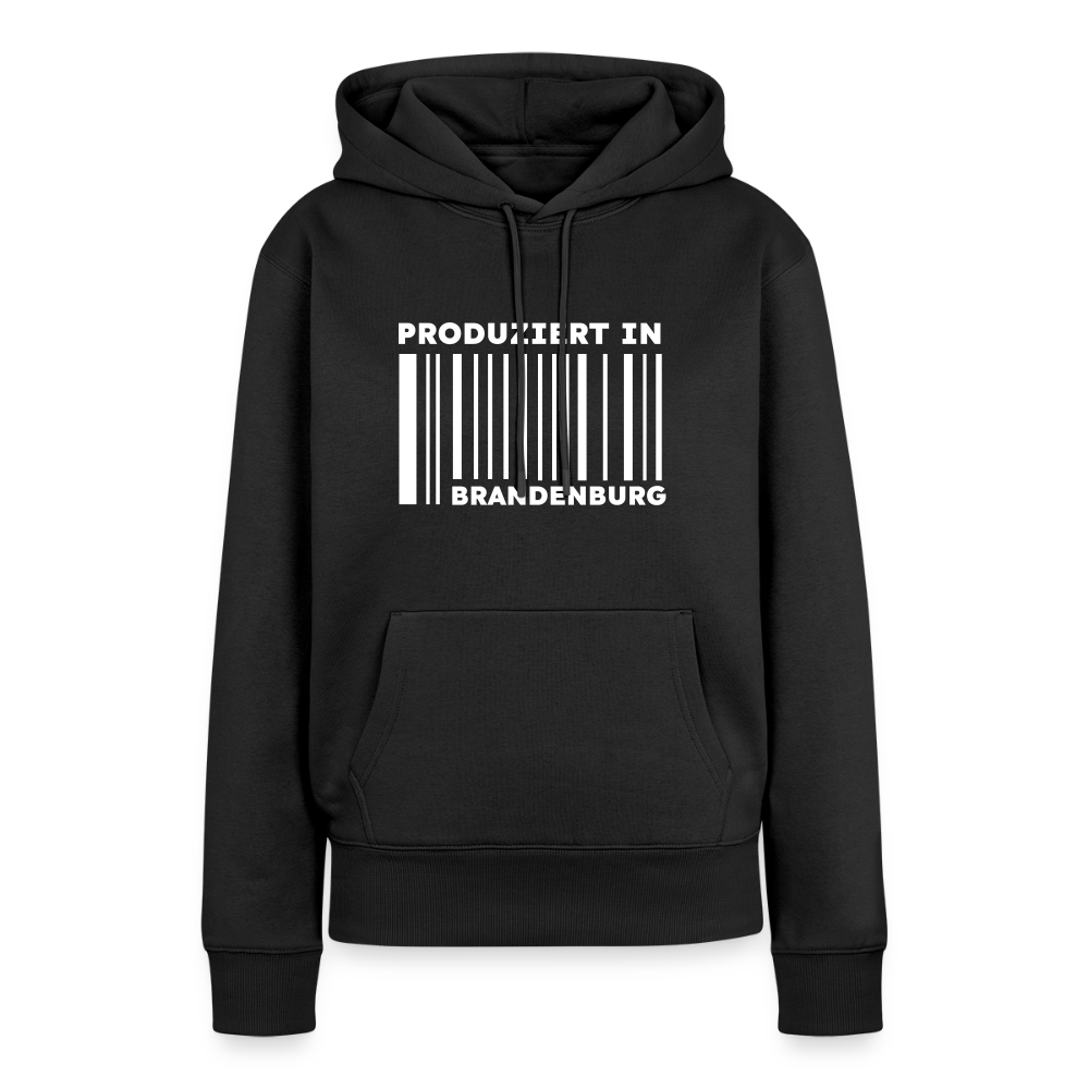 PRODUZIERT IN BRANDENBURG - Frauen Premium Hoodie - Schwarz