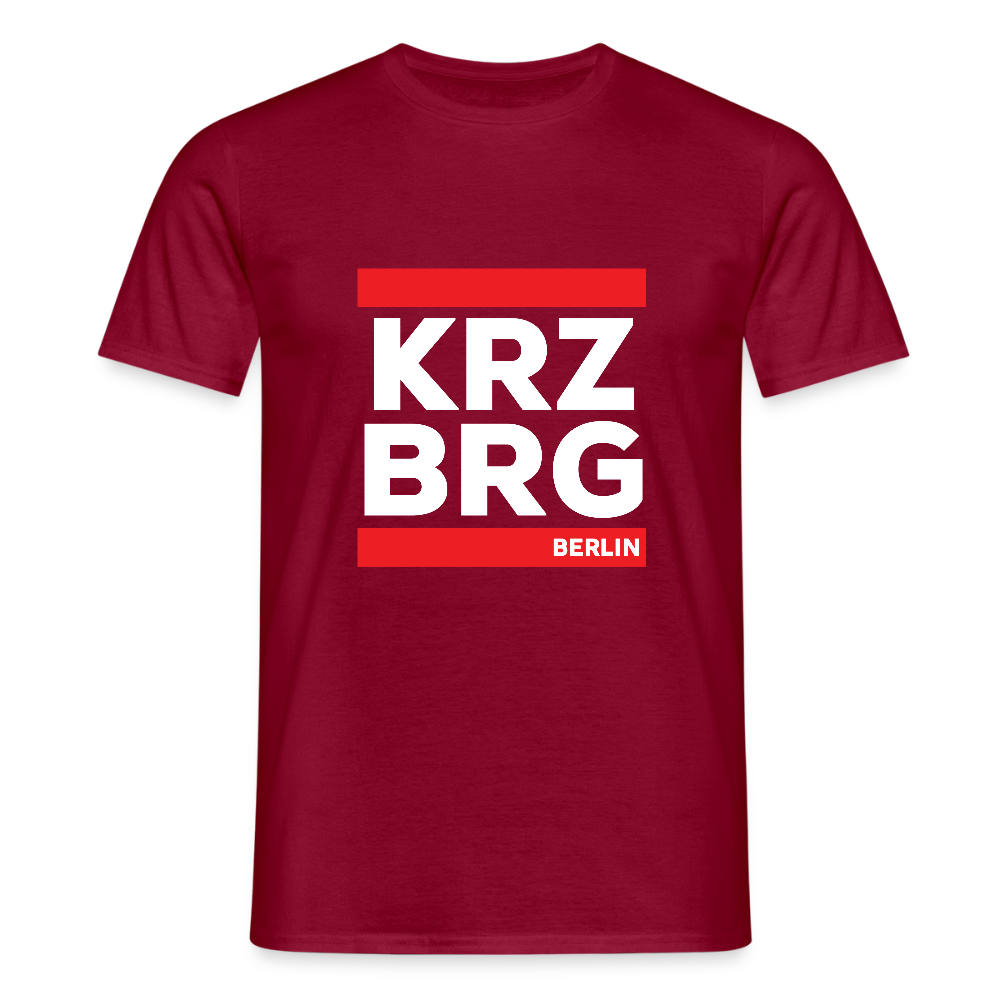 KRZBRG - Männer Premium T-Shirt - Ziegelrot