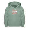Janz schön frech! - Kinder Premium Hoodie - Graugrün