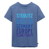 Steglitz Planet Earth - Kinder Premium T-Shirt - Taubenblau
