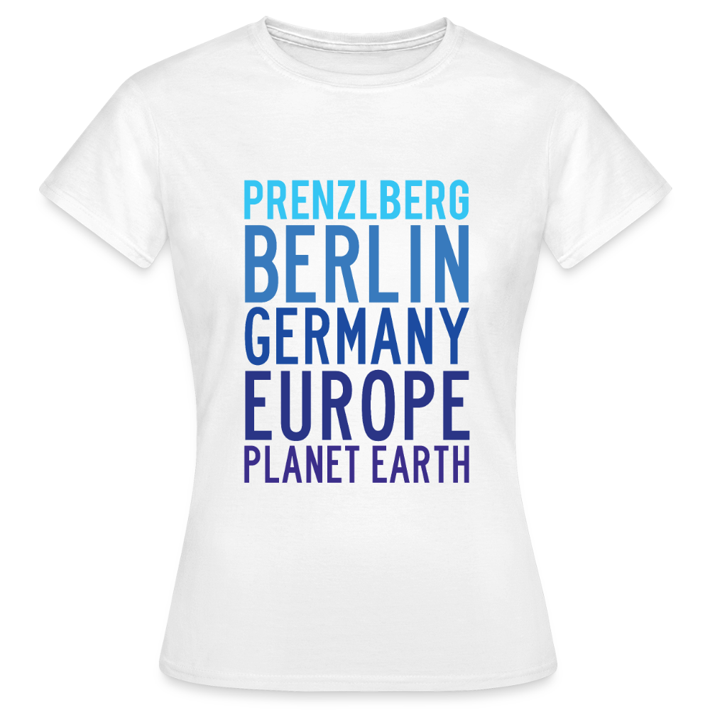 Prenzlberg - Planet Earth - Frauen Premium T-Shirt - Weiß
