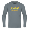 Schau! Find Ick Dit - Männer Sport Langamshirt - Grau