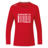 PRODUZIERT IN BERLIN - Frauen Sport Langarmshirt - Rot