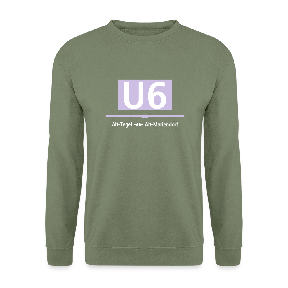 U6 - Unisex Pullover - Armeegrün