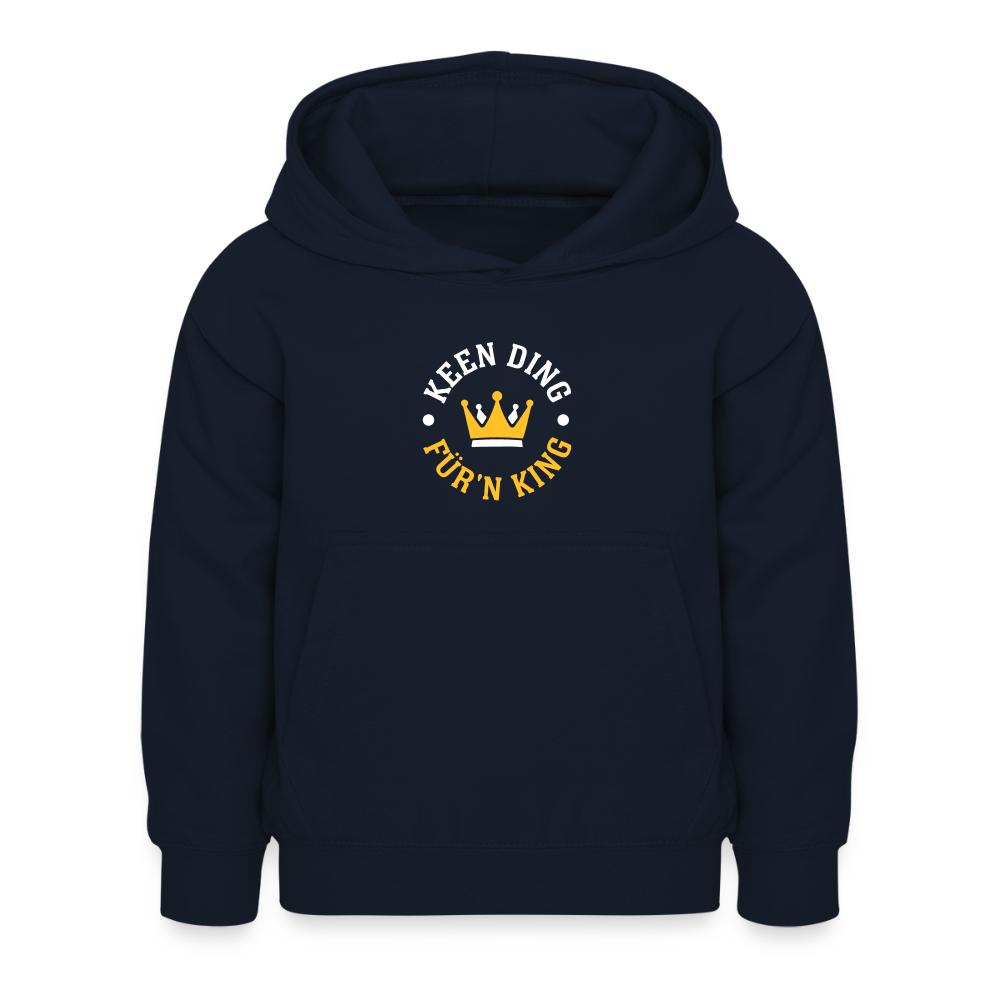 Keen Ding für'n King - Kinder Hoodie - Navy