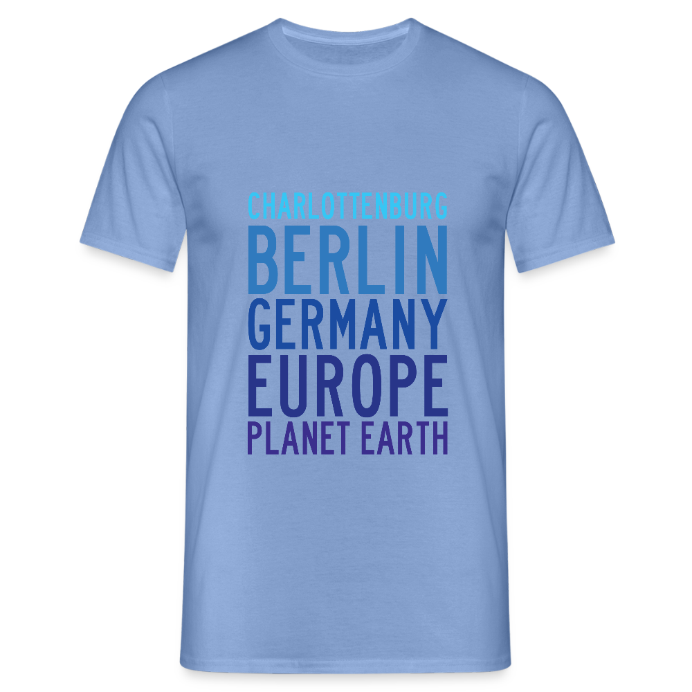 Charlottenburg - Earth - Männer Premium T-Shirt - carolina blue