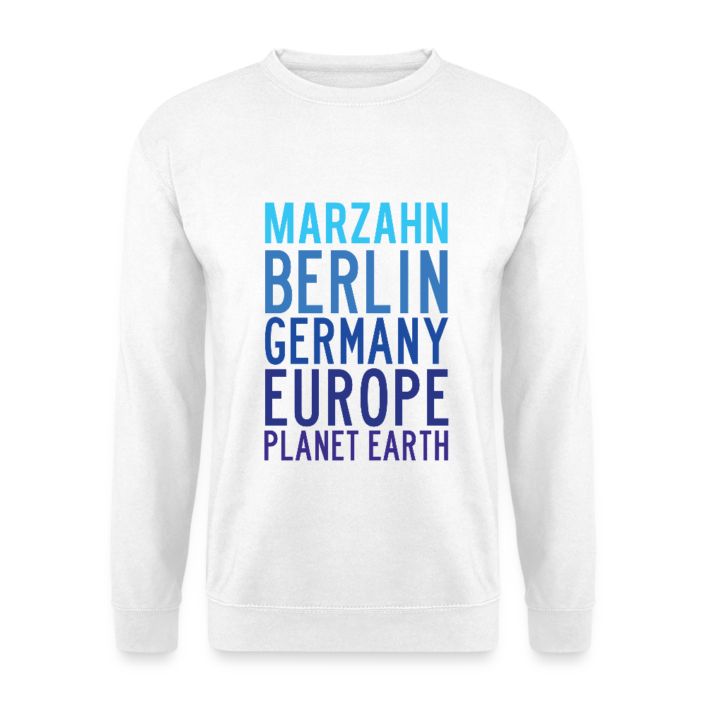 Marzahn Planet Earth - Unisex Pullover - Weiß