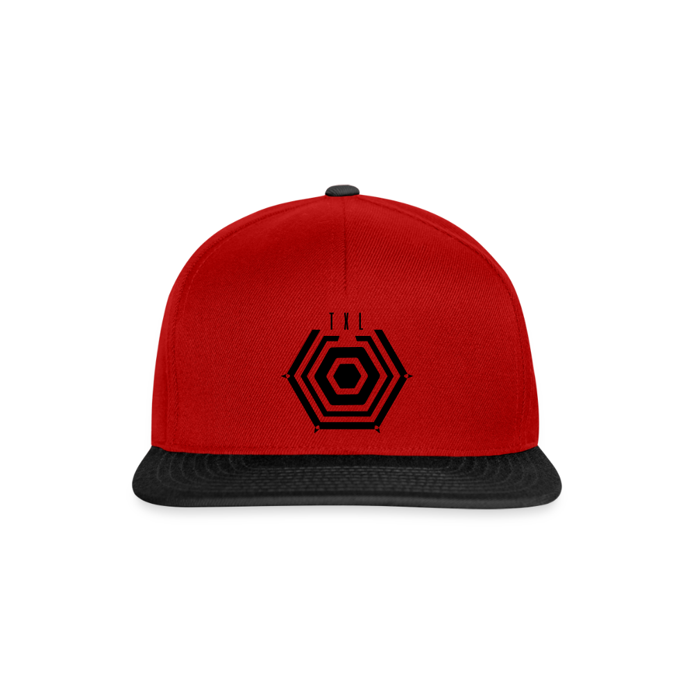 TXL - Snapback Cap - Rot/Schwarz