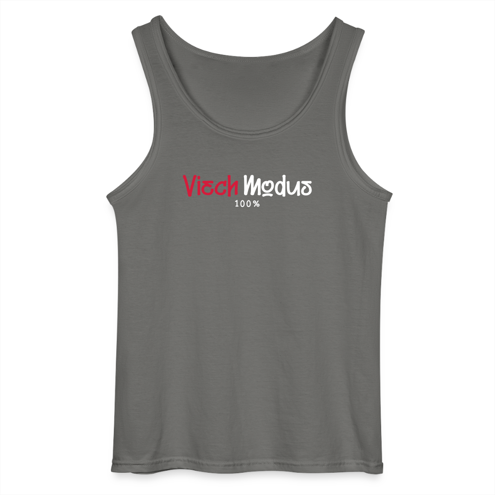 Viech Modus 100% - Männer Tank Top - Anthrazit