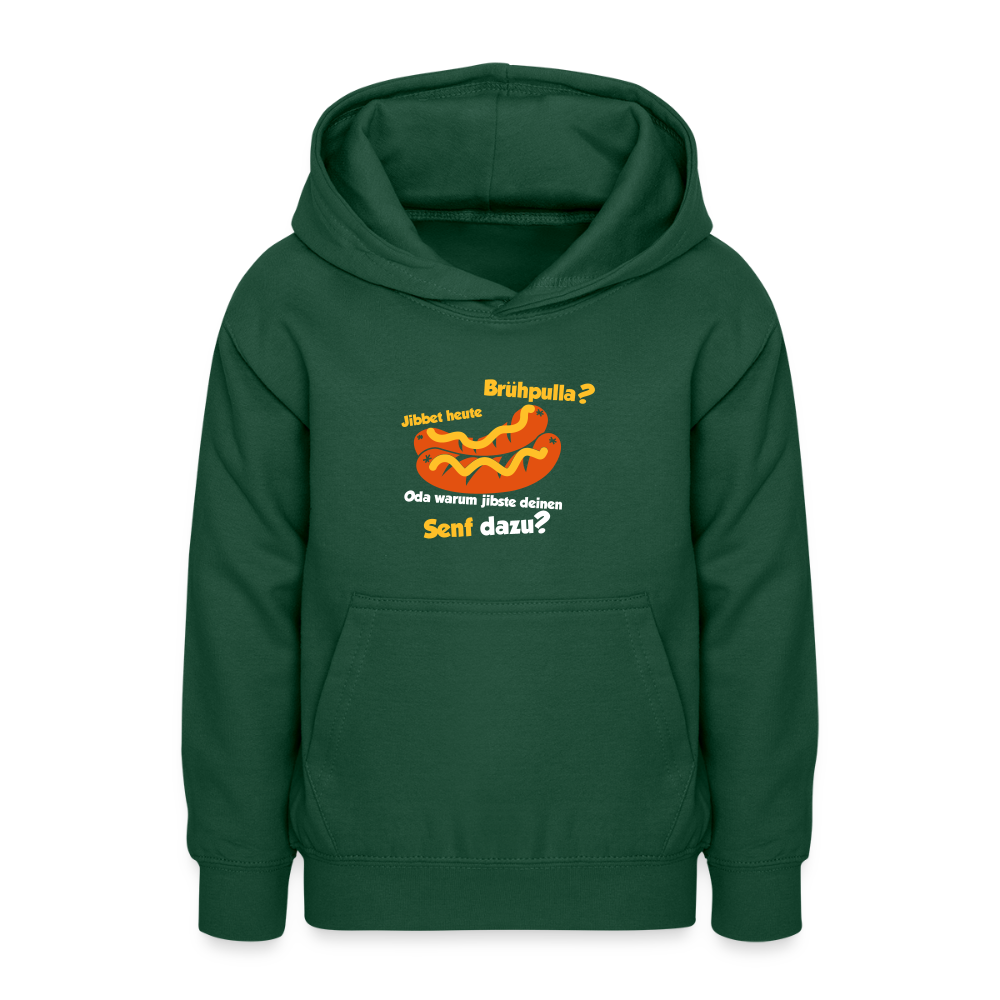 Jibbet Brühpulla - Teenager Hoodie - Flaschengrün
