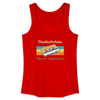 Friedrichshain Hippest Neighborhood - Frauen Bio Tank Top - Rot